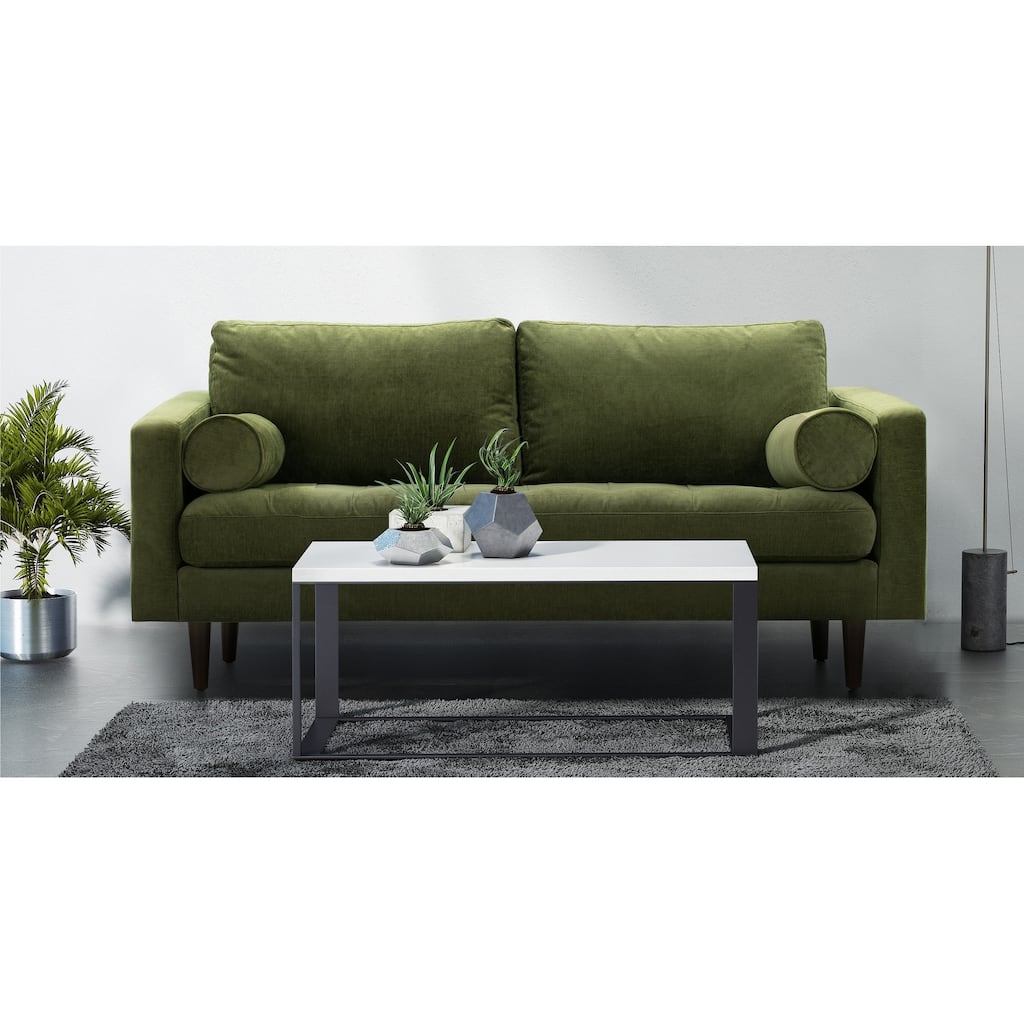 Poly & Bark Napa 72" Velvet Fabric Sofa