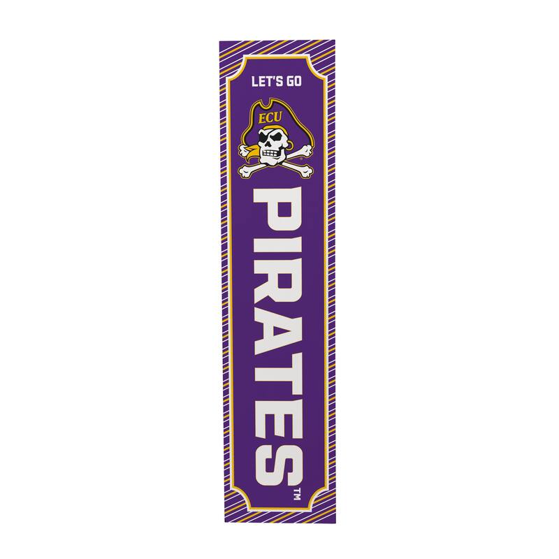 47" Double Sided Seasonal Porch Leaner, East Carolina University - 47" x 11.25"