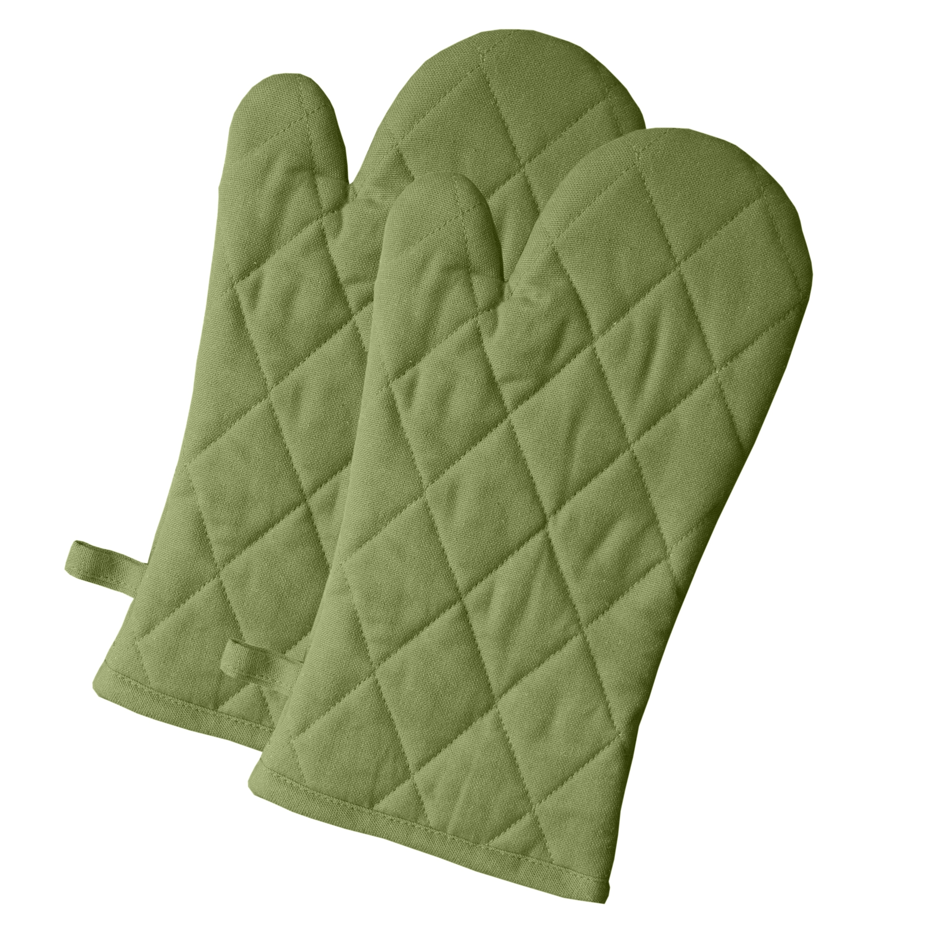 Fabstyles Solo Waffle Cotton Oven Mitt Set of 2