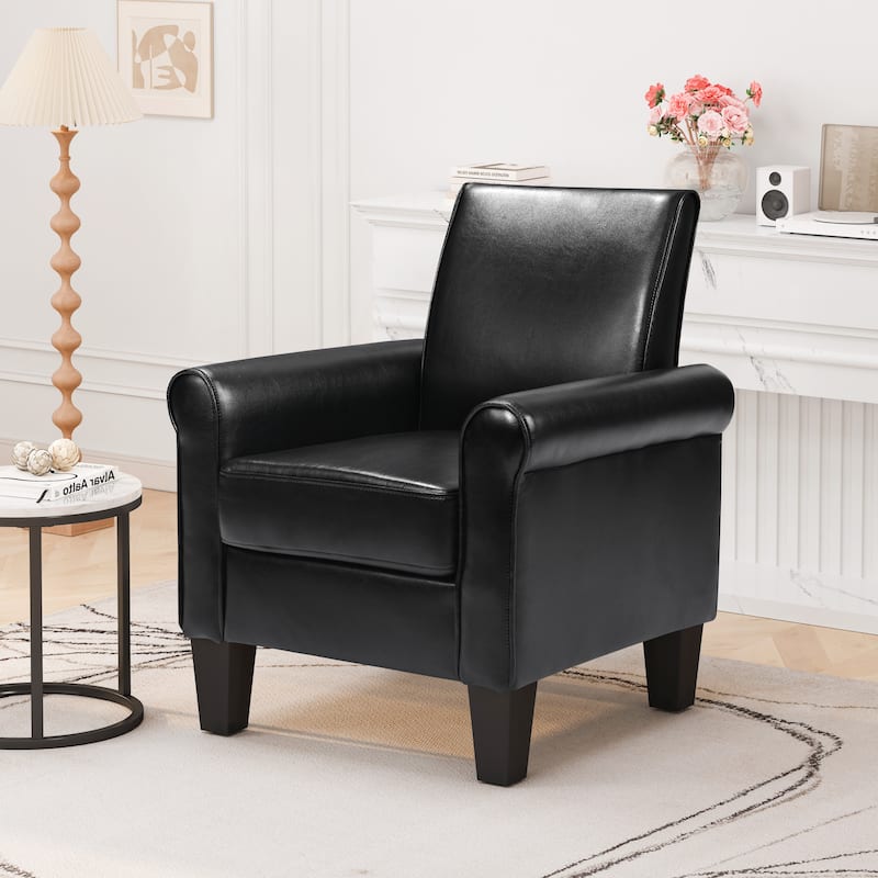 Comfy Sofa Chair for Reading,Living Room,Bedroom - Black