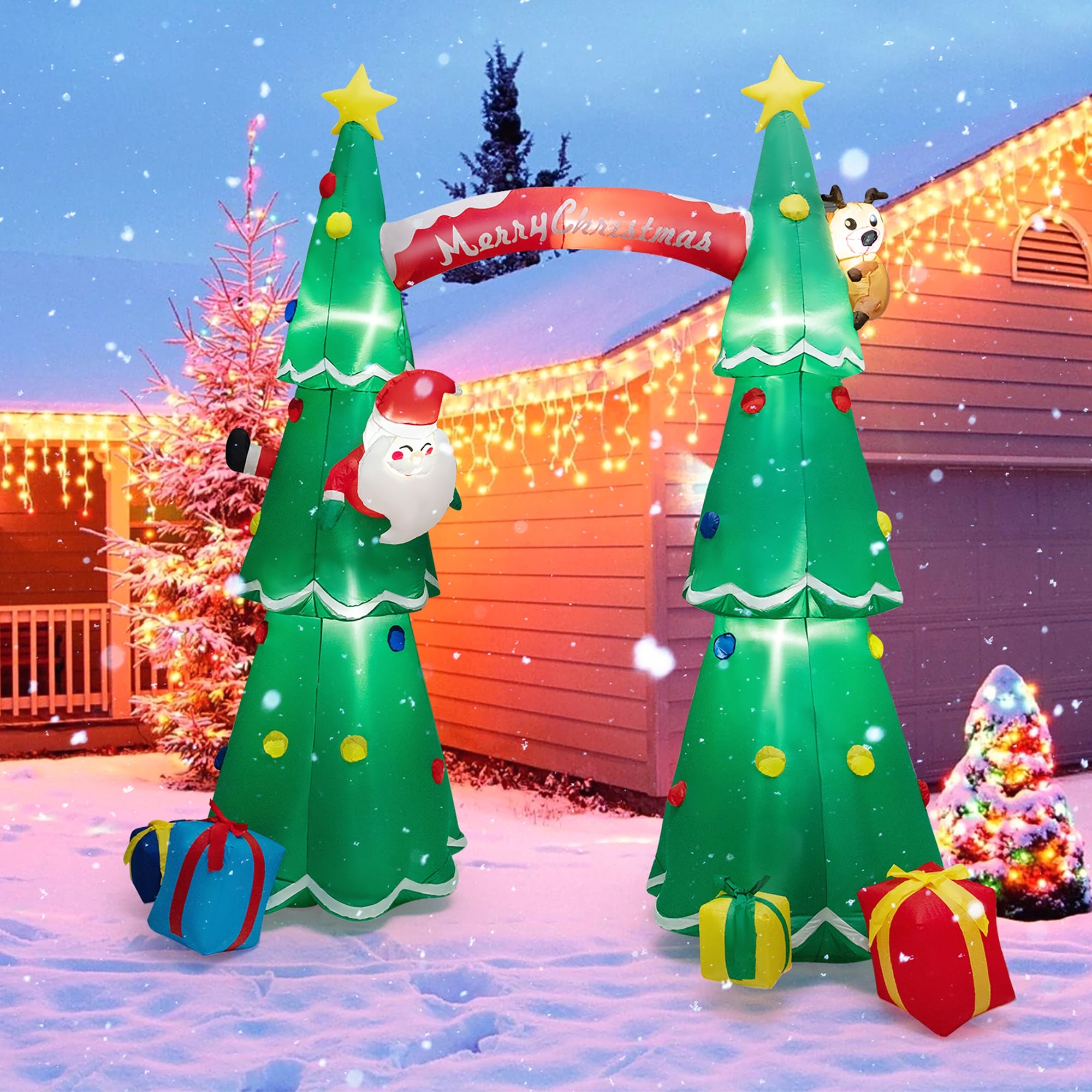 10 foot outlet inflatable christmas tree
