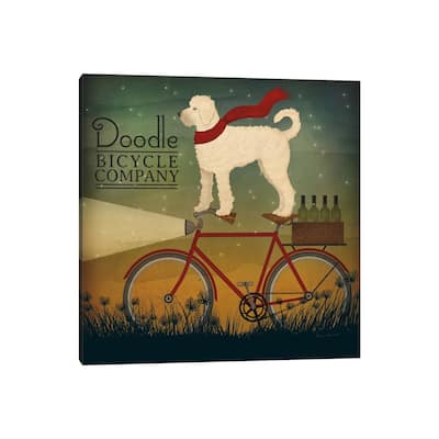 iCanvas "Doodle Bicycle Company" by Ryan Fowler Canvas Print