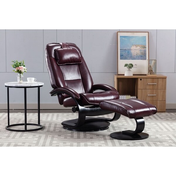Leather swivel recliner chairs best sale sale