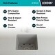 preview thumbnail 23 of 47, Lexicon Undermount Quartz 15 Inch Single Bowl Kitchen Sink Kit