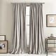 preview thumbnail 21 of 23, DKNY Modern Knotted Velvet Curtain Panel Pair 108 Inches - Silver