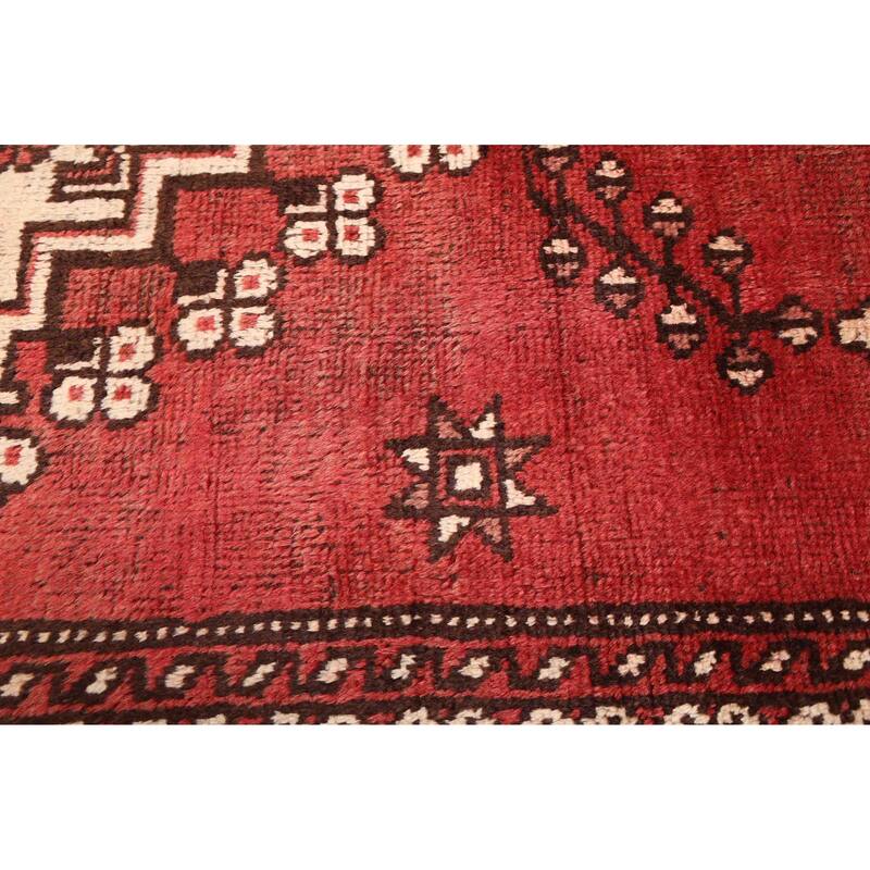 ECARPETGALLERY Hand-knotted Andelz Red Wool Rug - 3'10 x 6'5