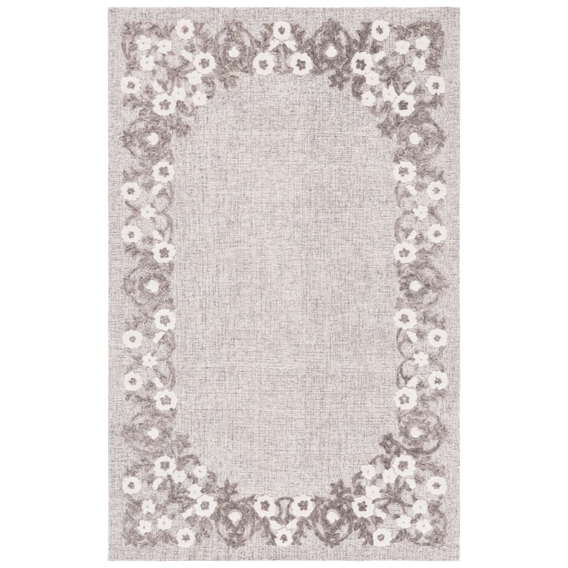 SAFAVIEH Handmade Ebony Vasilij Modern & Contemporary Wool Rug