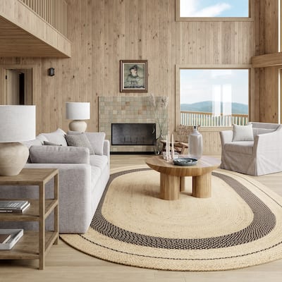 Lauren Liess x Rugs USA Cottage Oval Jute Area Rug