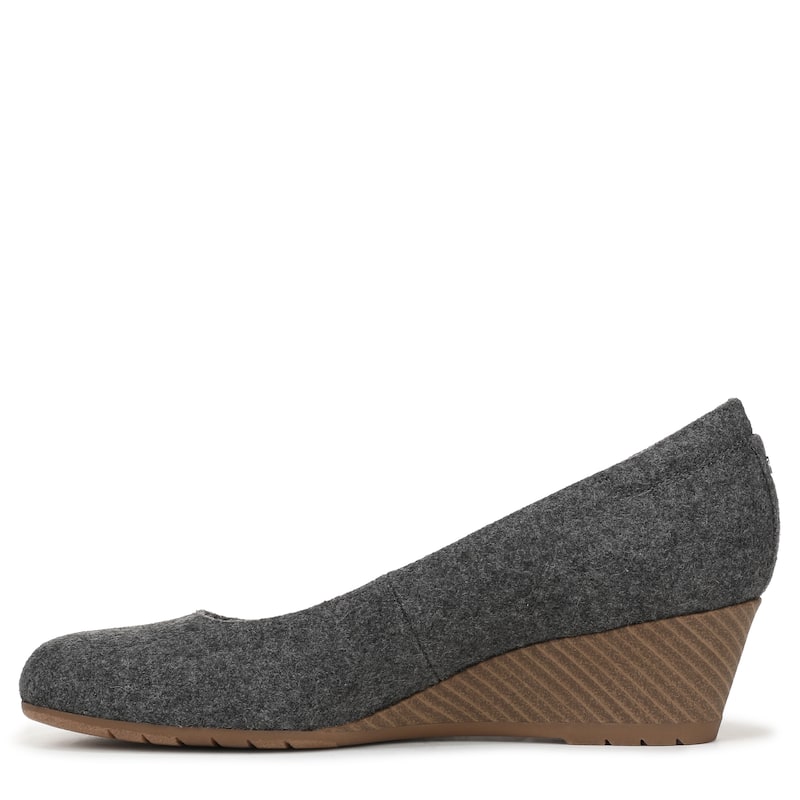 Dr. Scholl's Women's Be Flex Faux Wool Wedge Pump