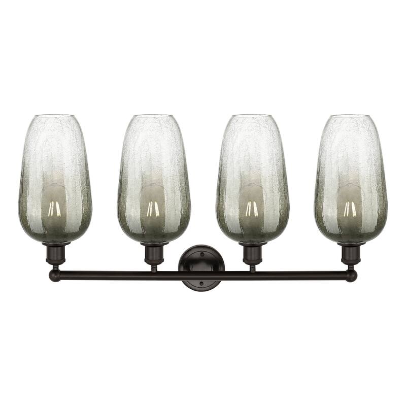 Innovations Lighting Endless Possibilities Edison - Brookhaven Flute - 4 Light 34" Bath Vanity Light