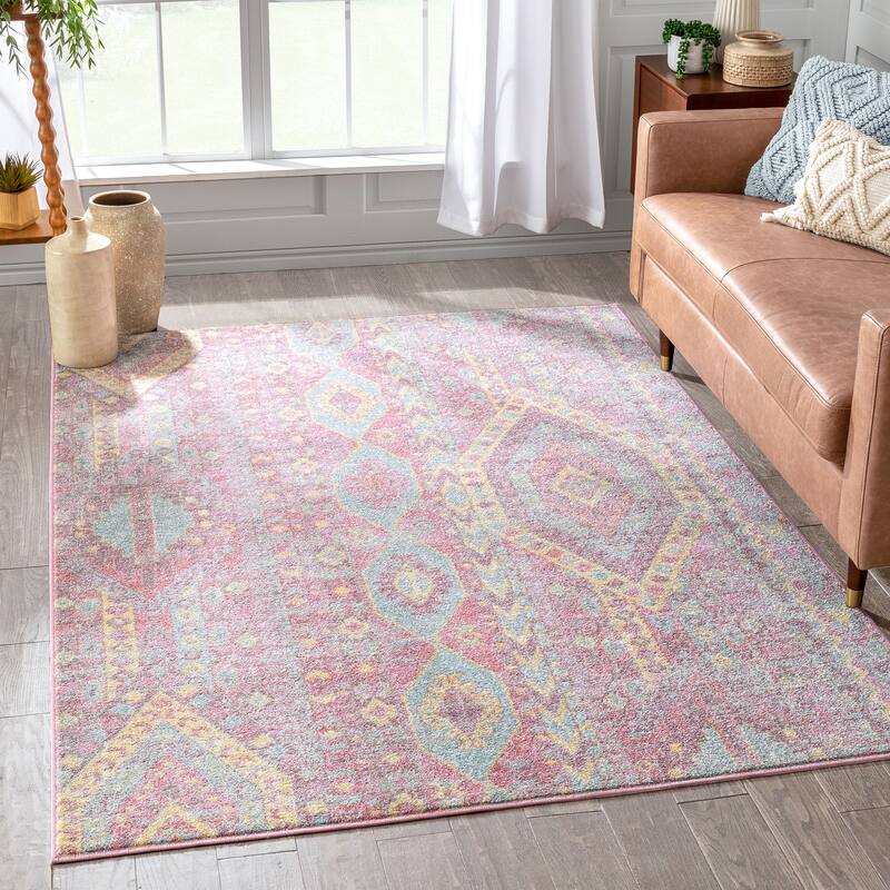 Well Woven Rodeo Otero Bohemian Aztec Area Rug