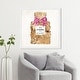 preview thumbnail 10 of 25, Oliver Gal 'Pure Gold Dust Scent' Fashion and Glam Framed Wall Art Prints Perfumes - Gold, Pink 30 x 30 - White