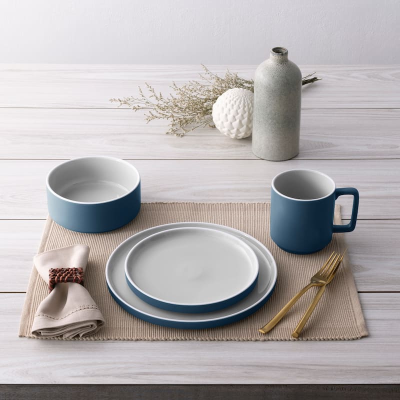 Noritake ColorTrio 4-Piece Stax Place Setting, Service for 1