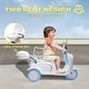preview thumbnail 18 of 22, 12V Slow Start Two-seater Three Wheels Kids Ride On Electric Motorcycle with Multi-function player&Storage Box for kids Aged 3-6