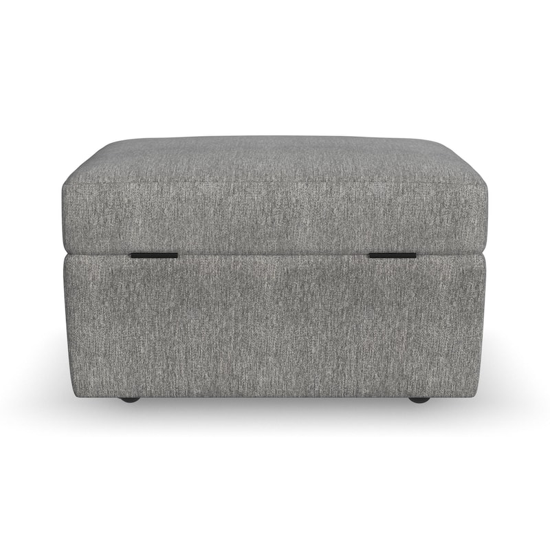 Flexsteel Stain-Resistant Performance Fabric Ottoman with Storage