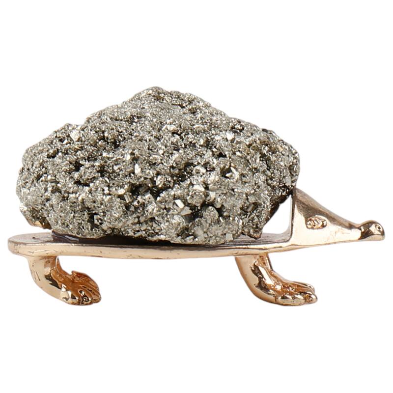 Metal Decorative Object Turtle Figurine Shell Modern Home - 2" Silver - 2" x 2" x 2"