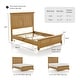 preview thumbnail 5 of 21, Furniture of America Wellington Farmhouse Natural Oak 6-Piece Wood Kids Bedroom Set