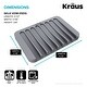 preview thumbnail 24 of 102, Kraus Silicone Drying Rack Mat