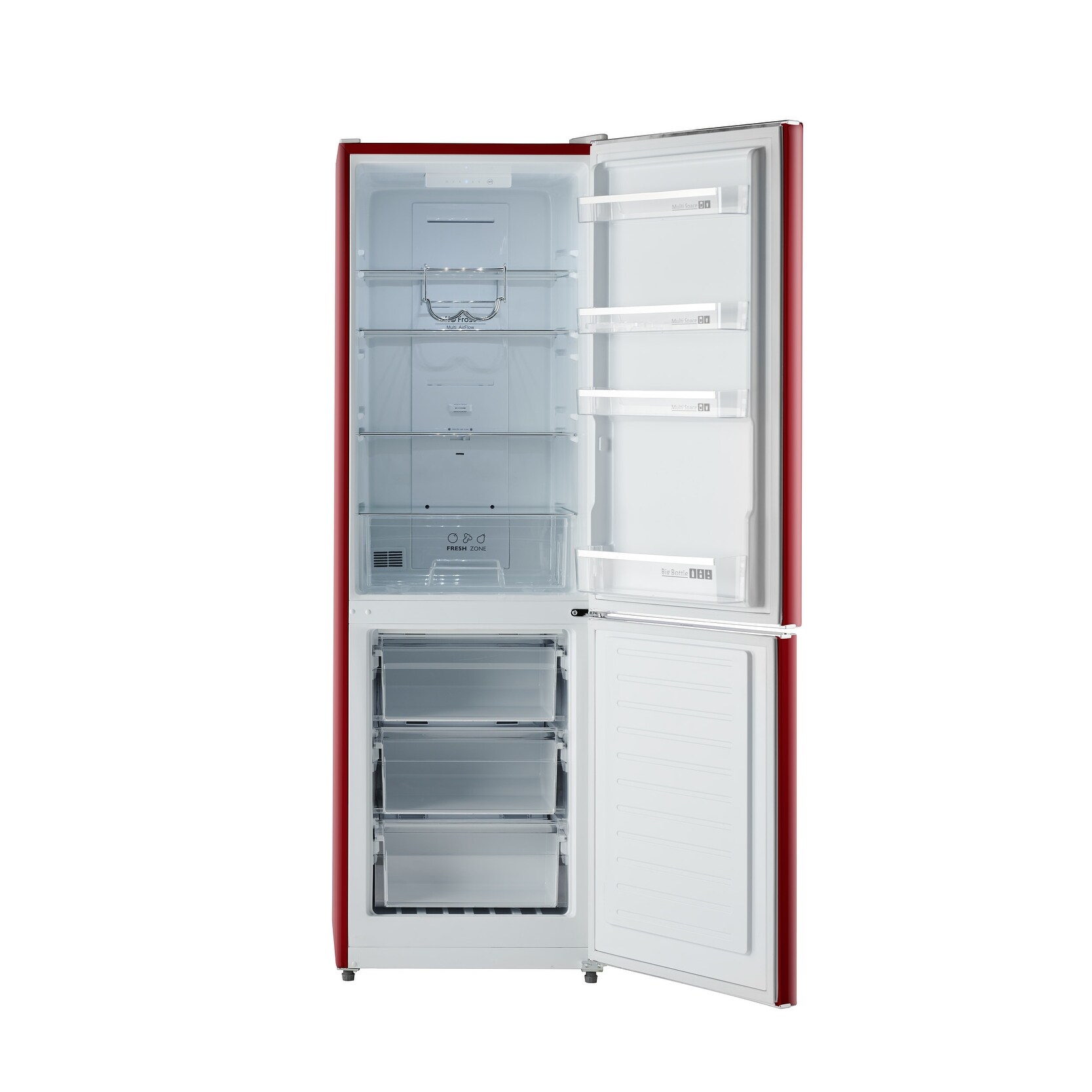  iio Retro Refrigerator Full Size with Bottom Freezer