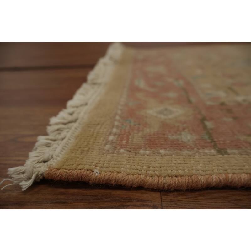 Hand Knotted Oriental 100% Wool Carpet Traditional All-Over Brown Ziegler Area Rug - 3' 10'' X 2' 0''