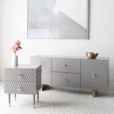 SAFAVIEH Home Kingsly Sideboard - 64"W x 18"D x 29"H
