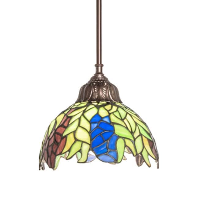 Meyda Tiffany 244874 8" Wide Mini Pendant - Natural