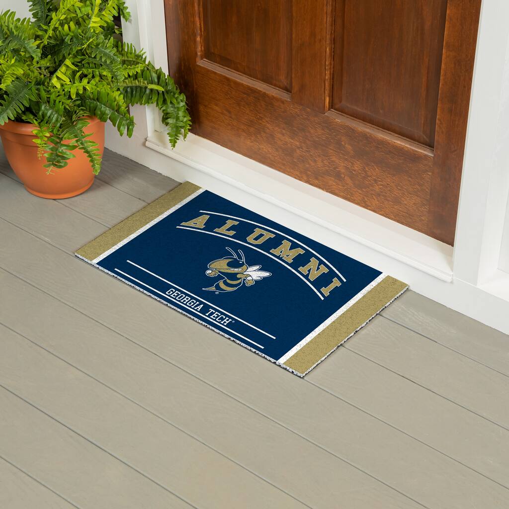 28 in. x 16 in. Georgia Tech Alumni Full Color PVC Door Mat