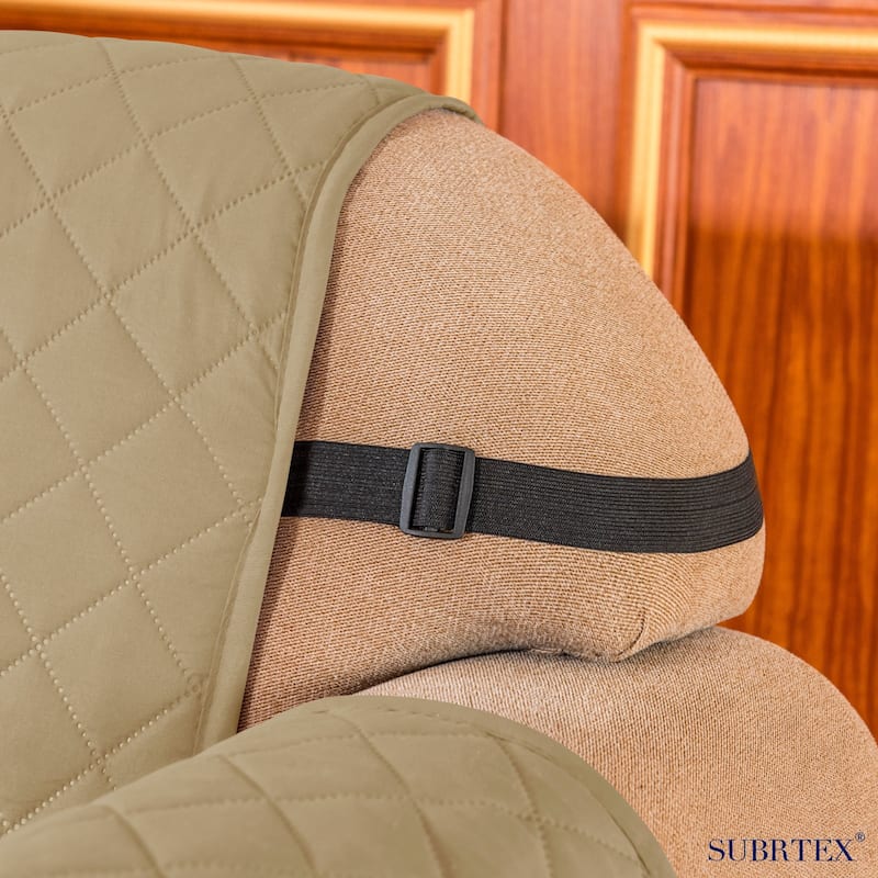 Subrtex Reversible Sofa Couch Cover Quilted Slipcover Furniture Protector