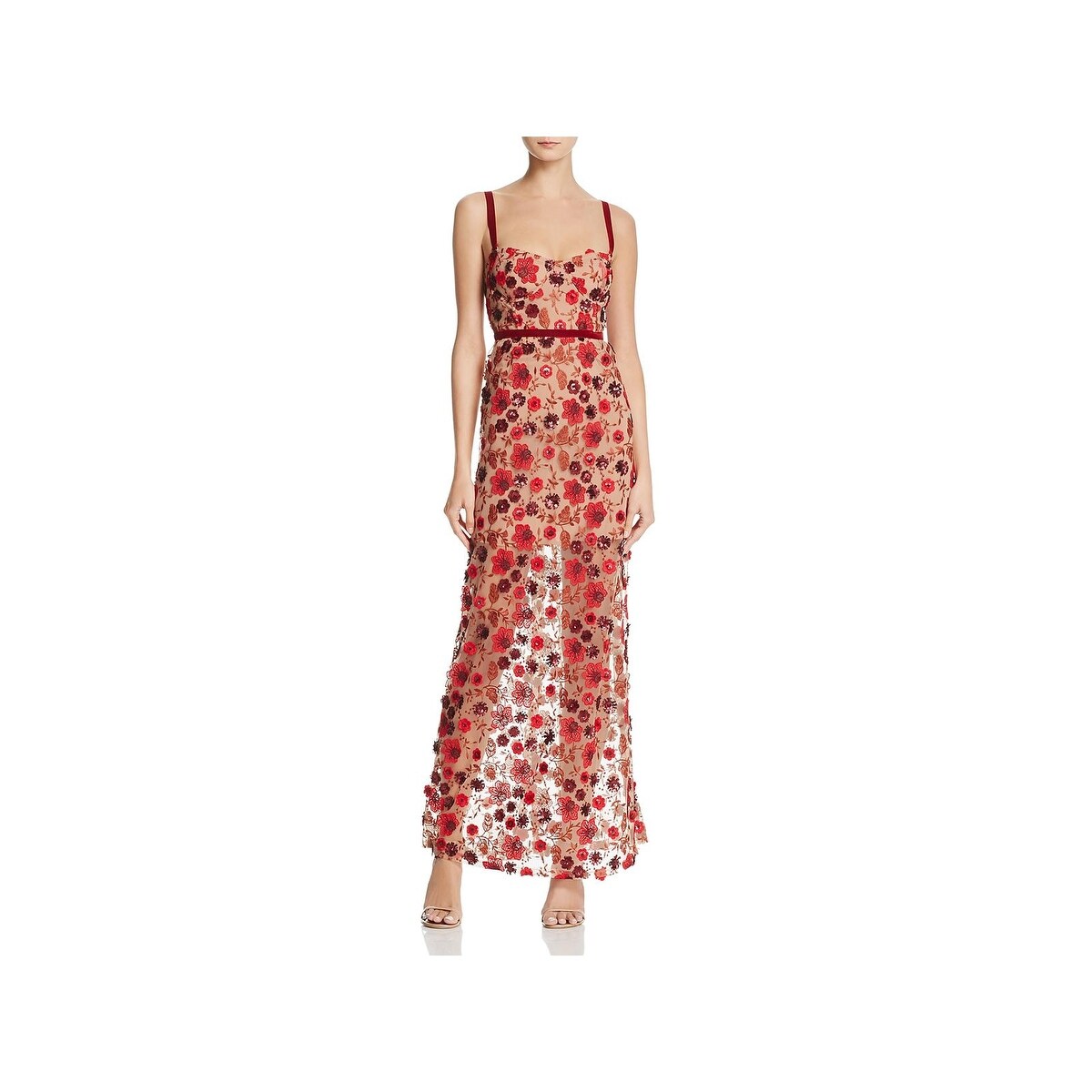 bautrice mesh maxi dress