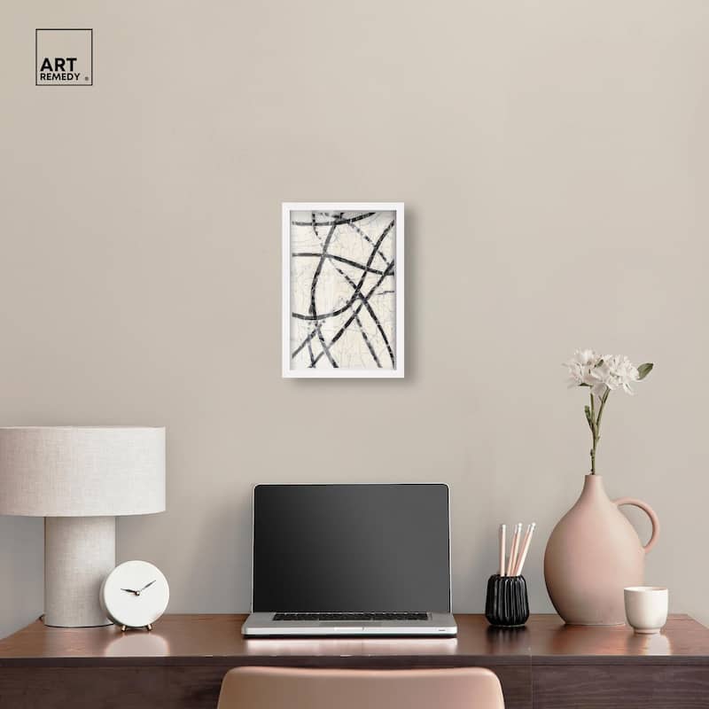 Intersecting Lines II Shadowbox by Art Remedy