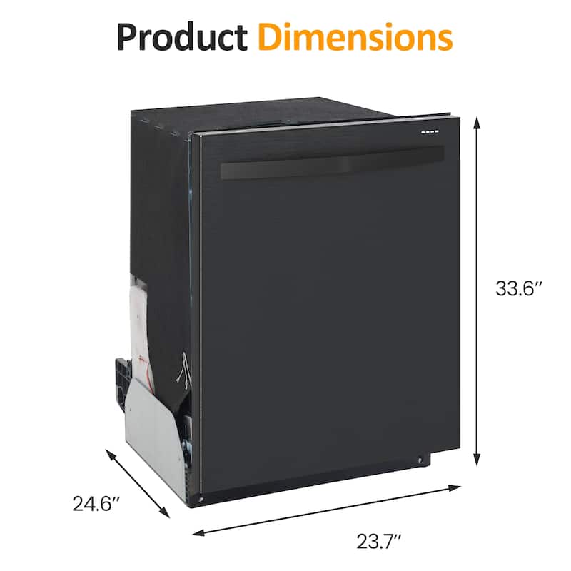 Built-In Dishwasher, 14-16 Place Settings, 8 Wash Cycles