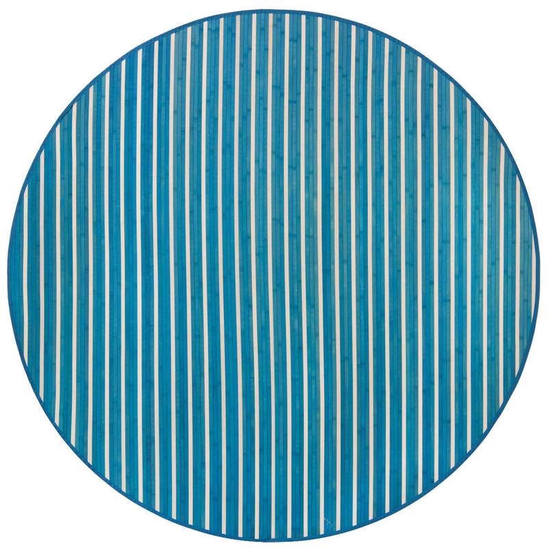Solid/Striped Brezoi Collection Area Rug