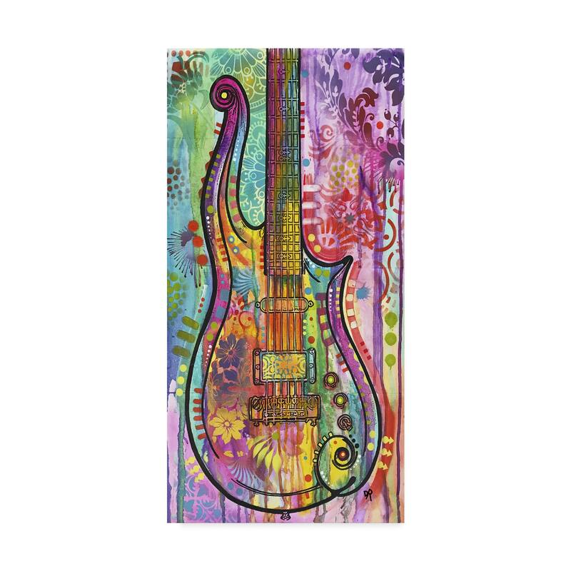 Dean Russo 'Prince Cloud Guitar' Canvas Art
