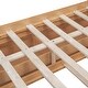 preview thumbnail 36 of 58, Versatile Pull-Out Bed,Full Size Elegant Bed Frame with Rattan Headboard and Sockets