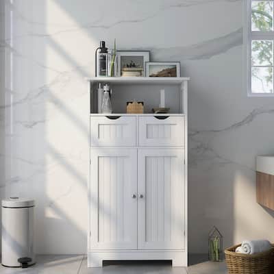 MDF Bathroom Cabinet with 2 drawers
