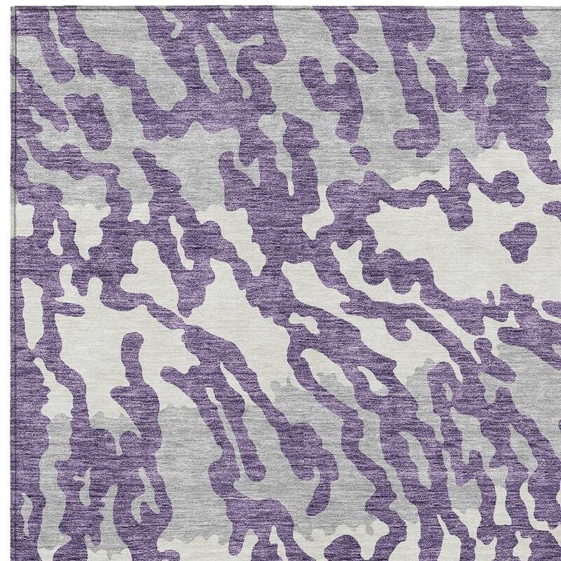 HomeRoots Animal Print Transitional Rectangle Outdoor Rug