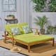 Option Teak Finish + Green