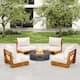 Option Teak+Beige