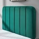 preview thumbnail 17 of 25, Twin Upholstered Platform Bed Frame with Headboard and 12 Wooden Slats, Adjustable Height,