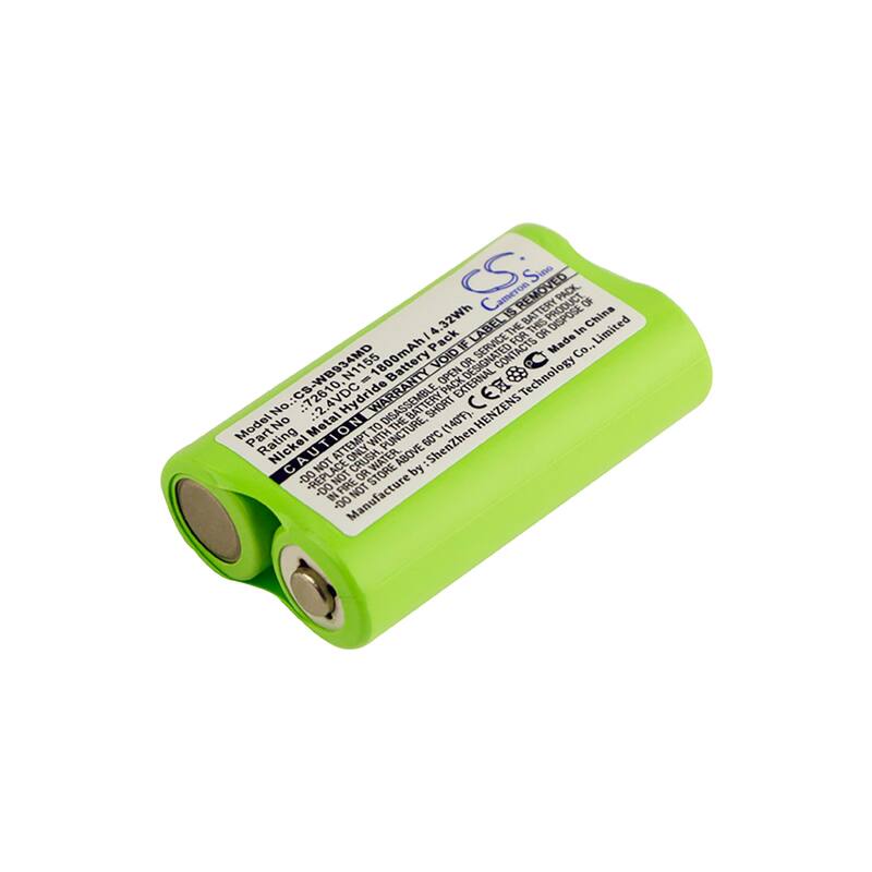 Battery for Welch-Allyn Compacset 93400 Compact Otoscope 72610 N1155 CS-WB934MD - Green