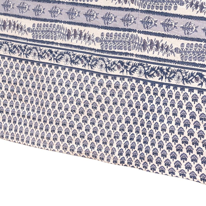 Couleur Nature Provence Avignon Tablecloth - Blue/Marine - 71" x 128" - 71" x 128"
