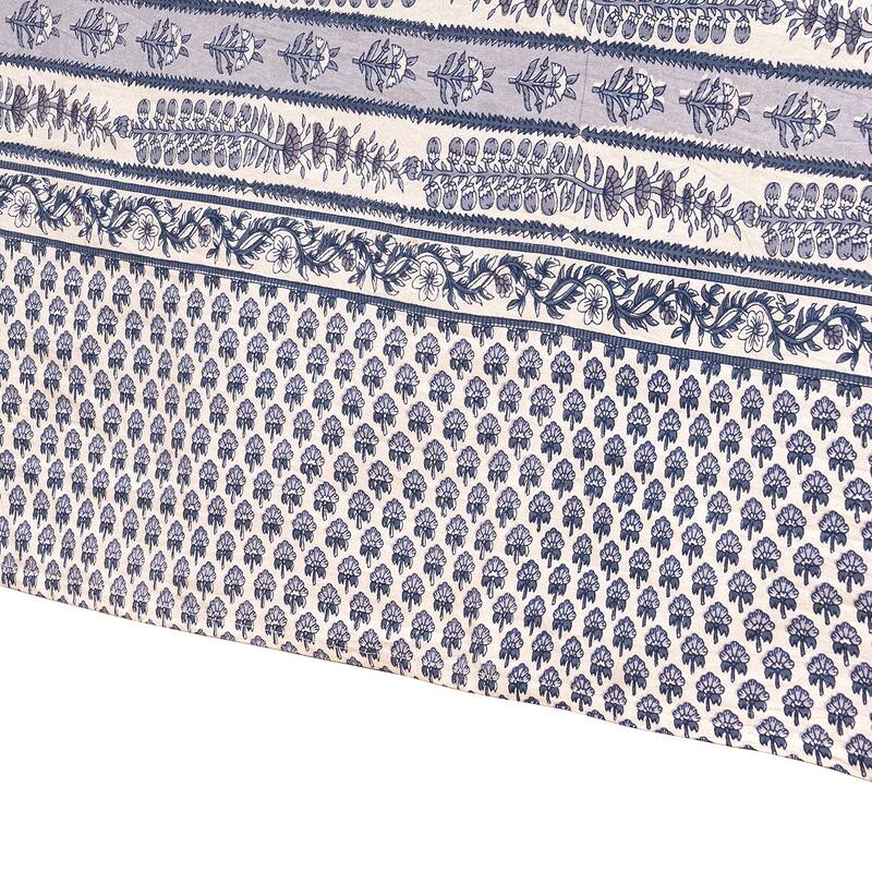 Couleur Nature Provence Avignon Tablecloth - Blue/Marine - 71" x 71" - 71" x 71"