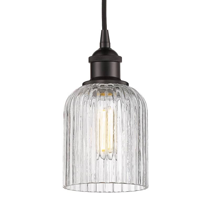 Innovations Lighting 616-1P 9 5 Bridal Veil Pendant Bridal Veil 5" - Oil Rubbed Bronze
