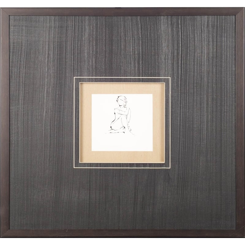Contour Figure 2 Framed Art Print