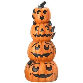 39" Stacked Jack-O-Lanterns