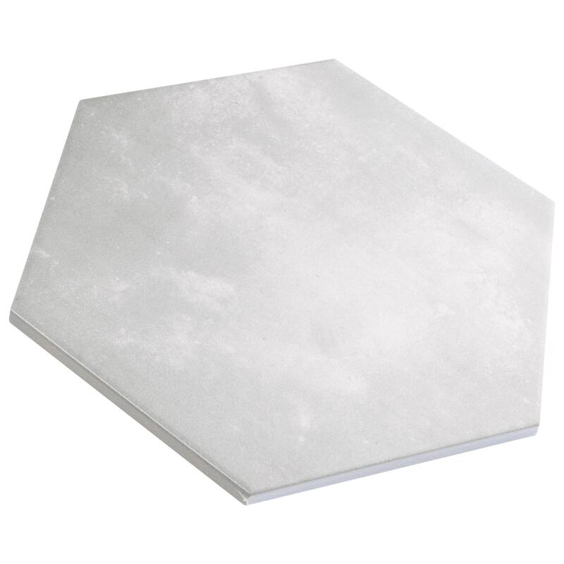 Merola Tile Horizon Hex Gris 7-3/4" x 9" Porcelain Floor and Wall Tile