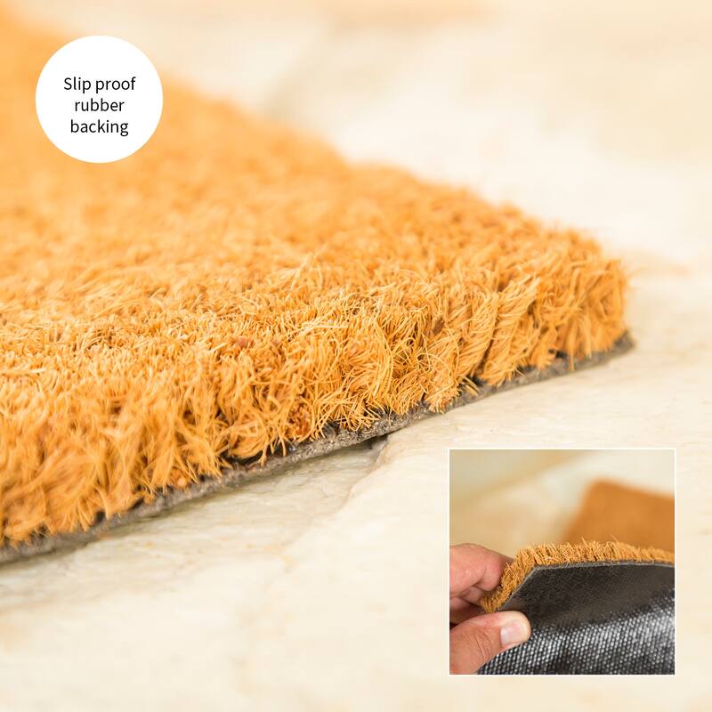 Coir Door Mat, 16"x 28", Kansas City Chiefs - 28" x 16"