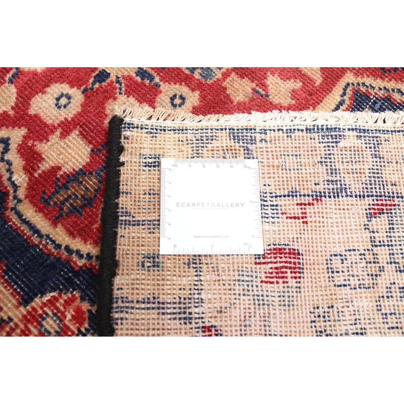 ECARPETGALLERY Hand-knotted Antalya Vintage Navy Wool Rug - 4'8 x 8'8