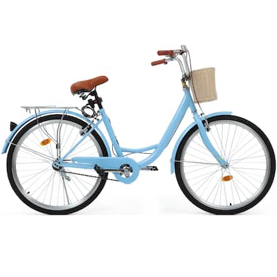 Moasis24/ 26" Cruiser Bike Adjustable Step Through Bike Commute Bike Bicycle