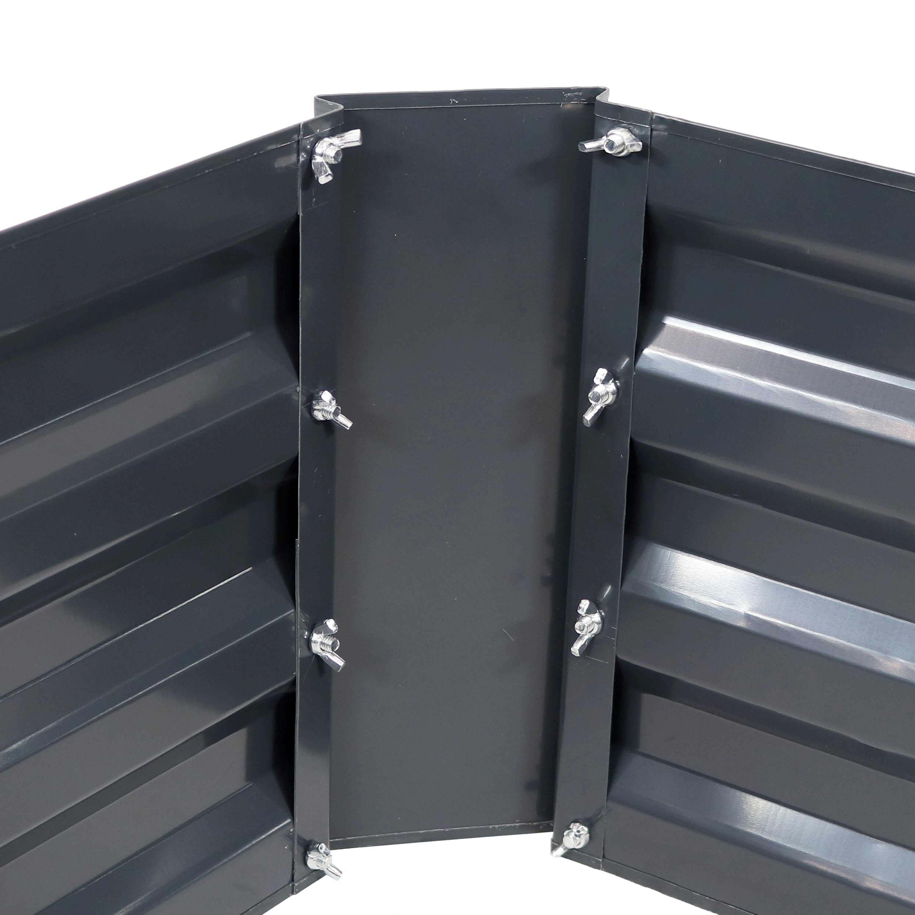 Vegetables Silver and Flowers 47.5-Inch x 11.75-Inch Rectangle Planter for Plants Sunnydaze Raised Metal Garden Bed Corrugated Galvanized Steel Vegetables Silver and Flowers 47.5-Inch x 11.75-Inch Rectangle Planter for Plants Sunnydaze Raised Metal Garden Bed Corrugated Galvanized Steel